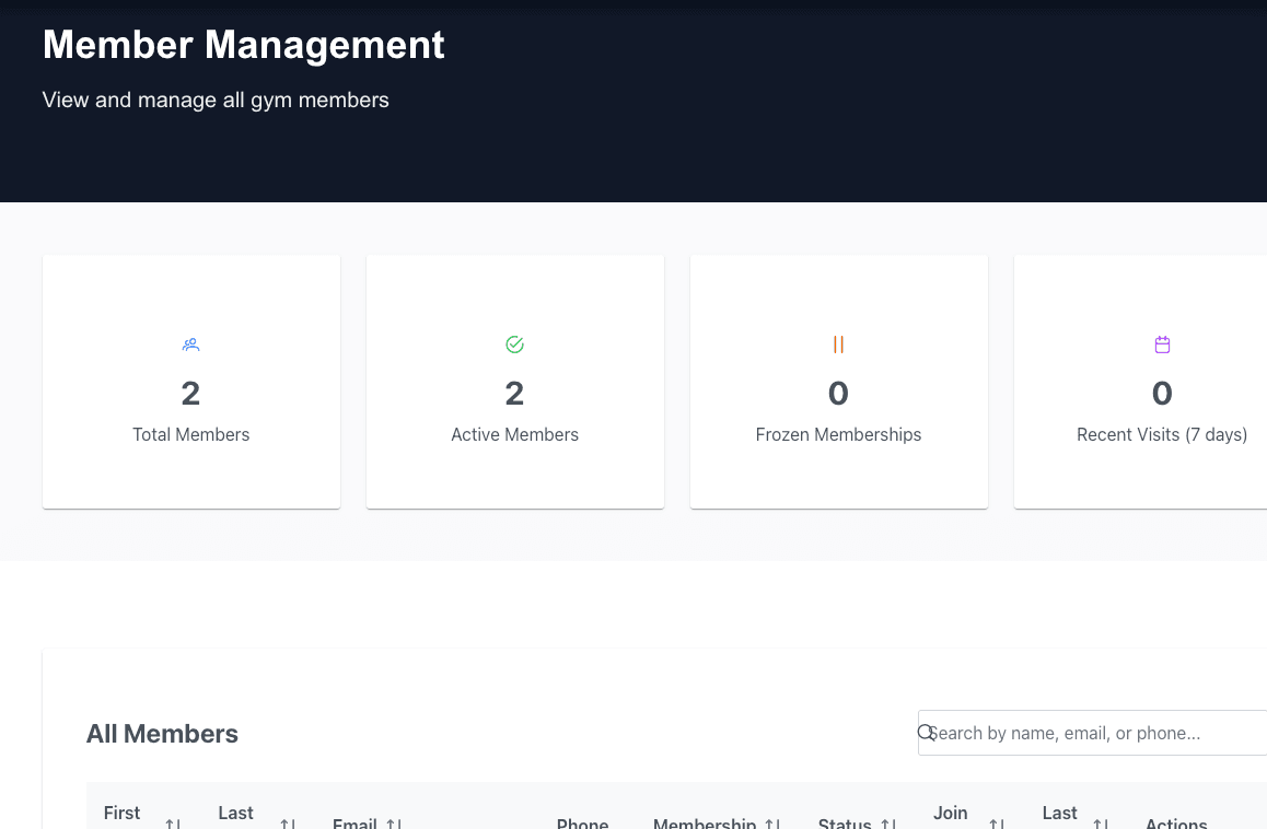 Member Management - ProGrade Fitness Solutions Complete member profiles, membership tracking, and automated billing